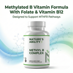 Nature's Ability Complete Methyl B Complex | with TTFD, P5P & L-Methylfolate