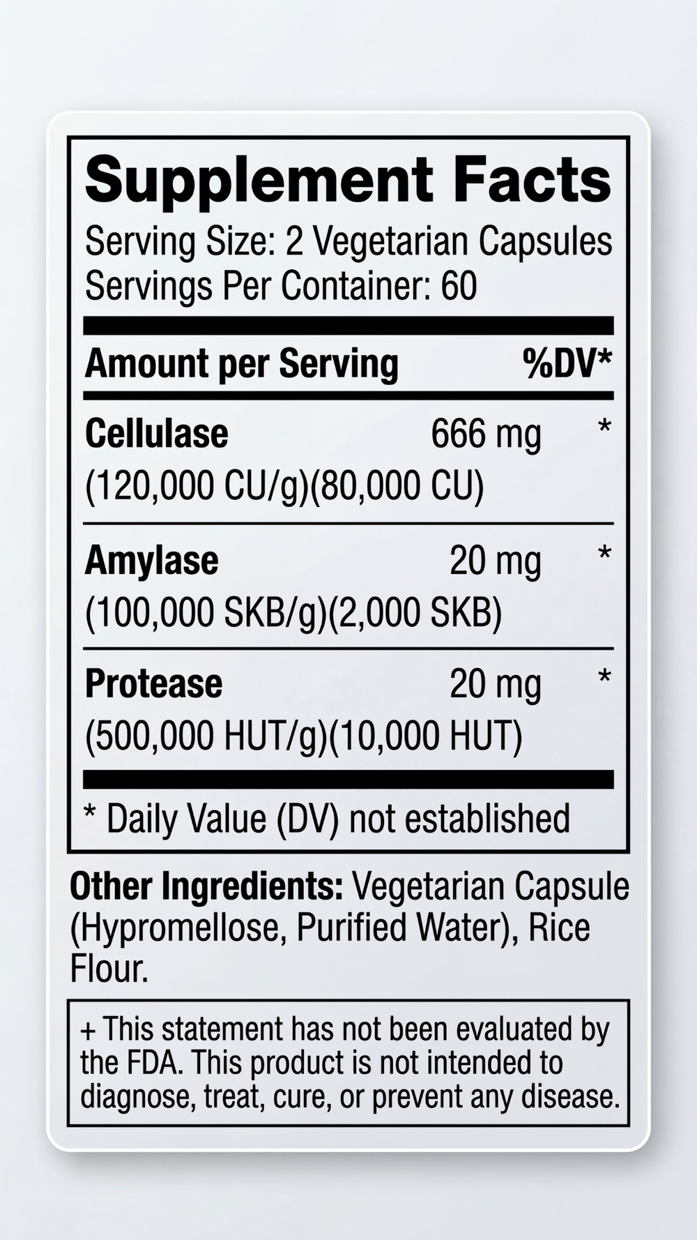 Nature's Ability CandiGut Enzyme Supplement | Cellulase & Protease