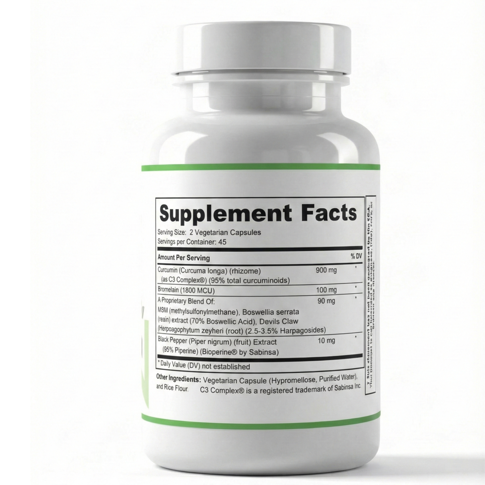 Nature’s Ability Curcumin C3 Complex® with BioPerine®