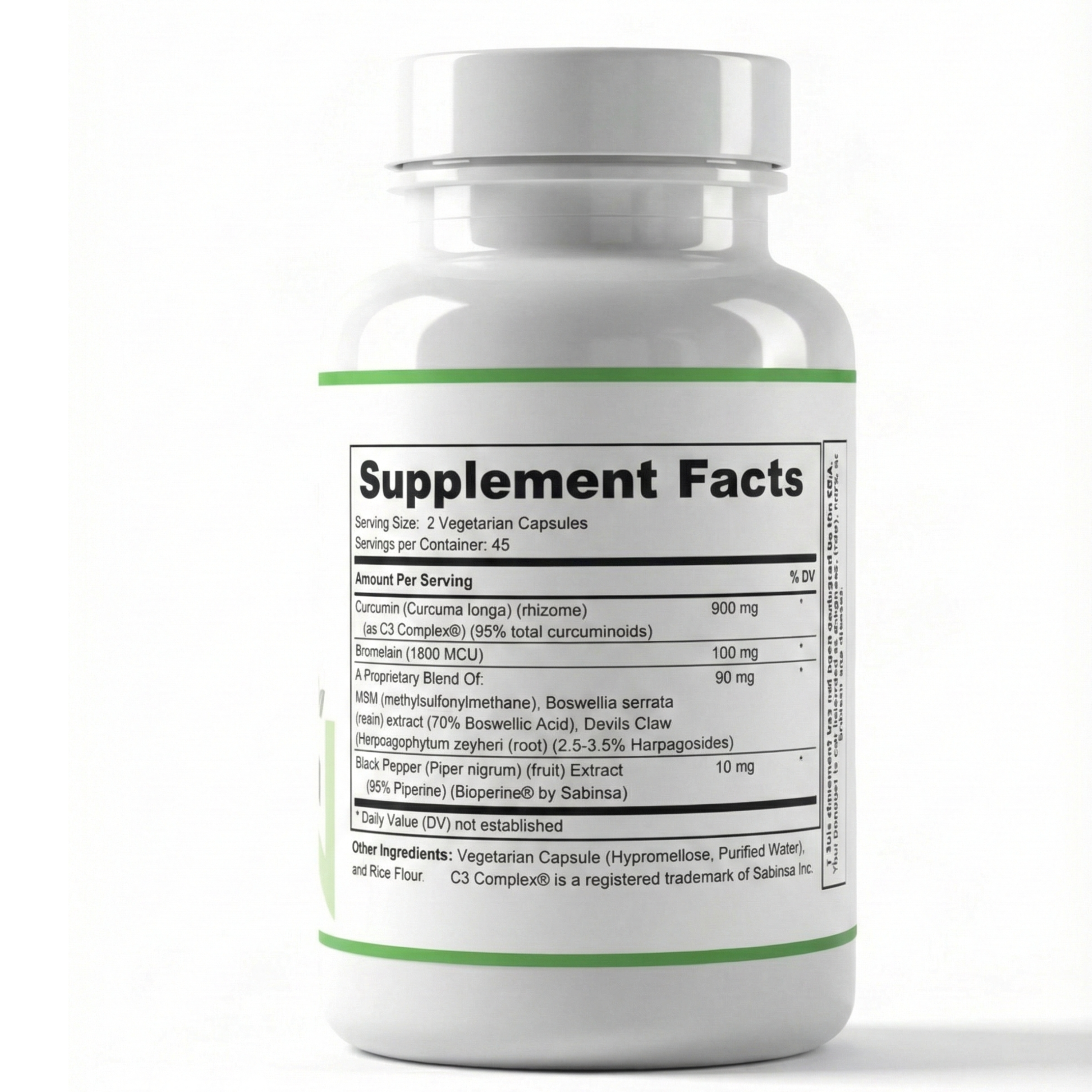Nature’s Ability Curcumin C3 Complex® with BioPerine®