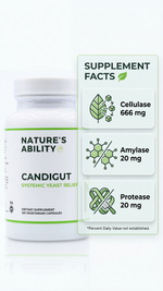 Nature's Ability CandiGut Enzymes | Cellulase & Protease