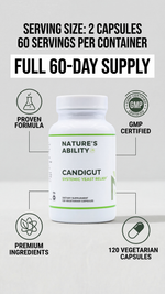 Nature's Ability CandiGut Enzymes | Cellulase & Protease