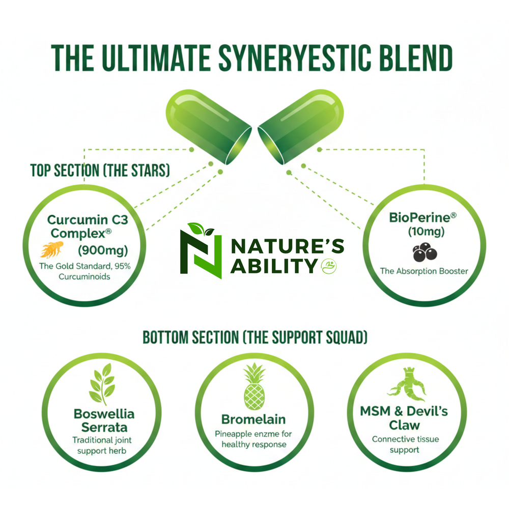 Nature’s Ability Curcumin C3 Complex® with BioPerine®