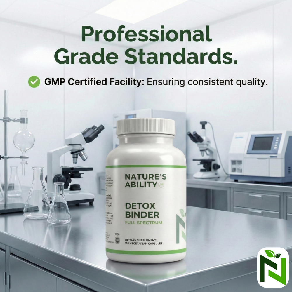 Nature's Ability Full Spectrum Detox Binder | Purified Volcanic Mineral & Shilajit