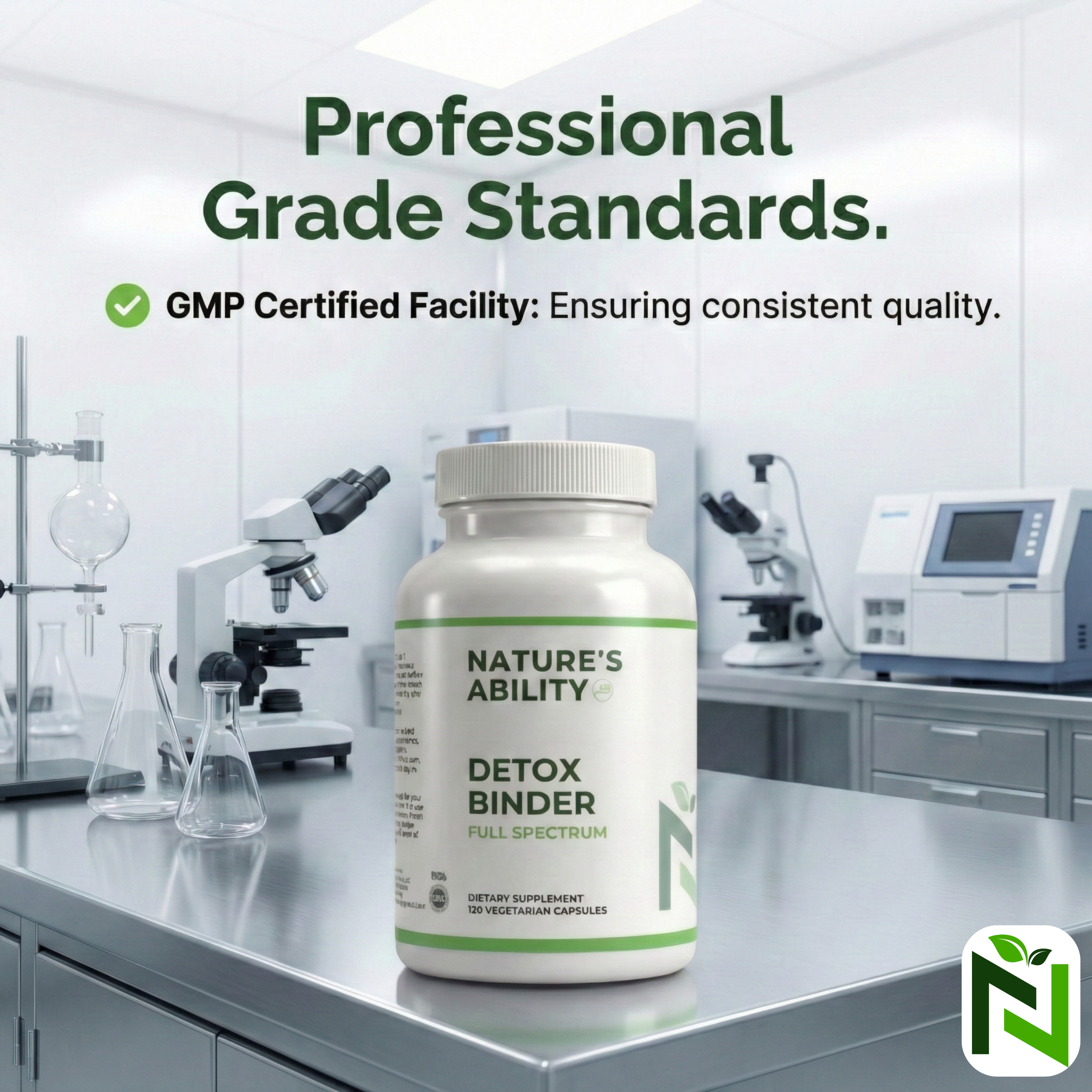 Nature's Ability Full Spectrum Detox Binder | Zeolite & Shilajit