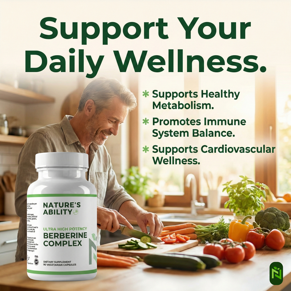Nature's Ability Complete Berberine Complex | Barberry & Goldenseal