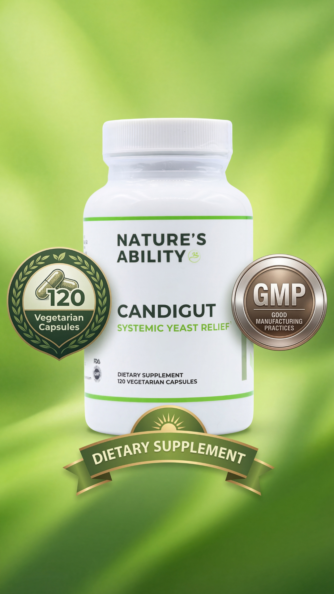 Nature's Ability CandiGut Enzymes | Cellulase & Protease