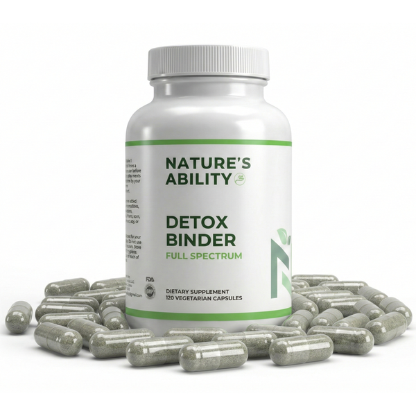 Nature's Ability Full Spectrum Detox Binder | Purified Volcanic Mineral & Shilajit