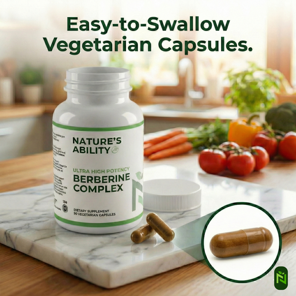 Nature's Ability Complete Berberine Complex | Barberry & Goldenseal