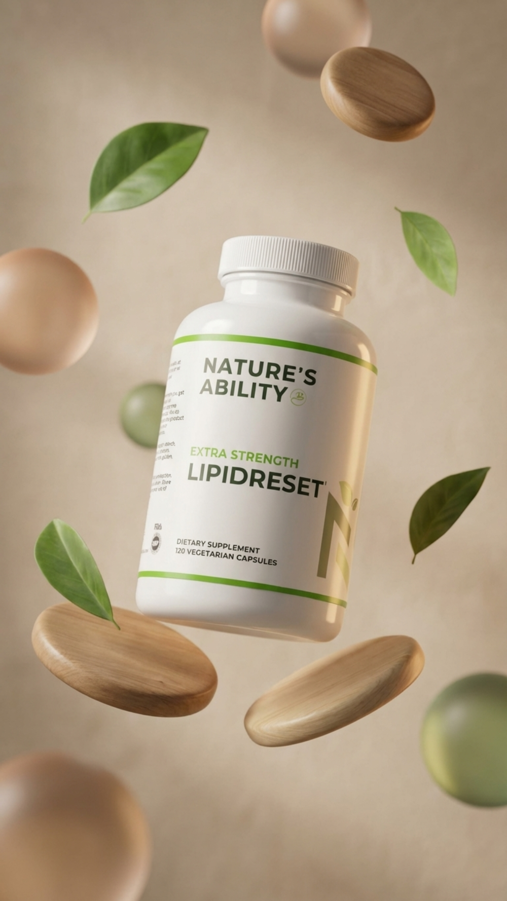Nature's Ability Lipid Reset | Red Yeast Rice & CoQ10