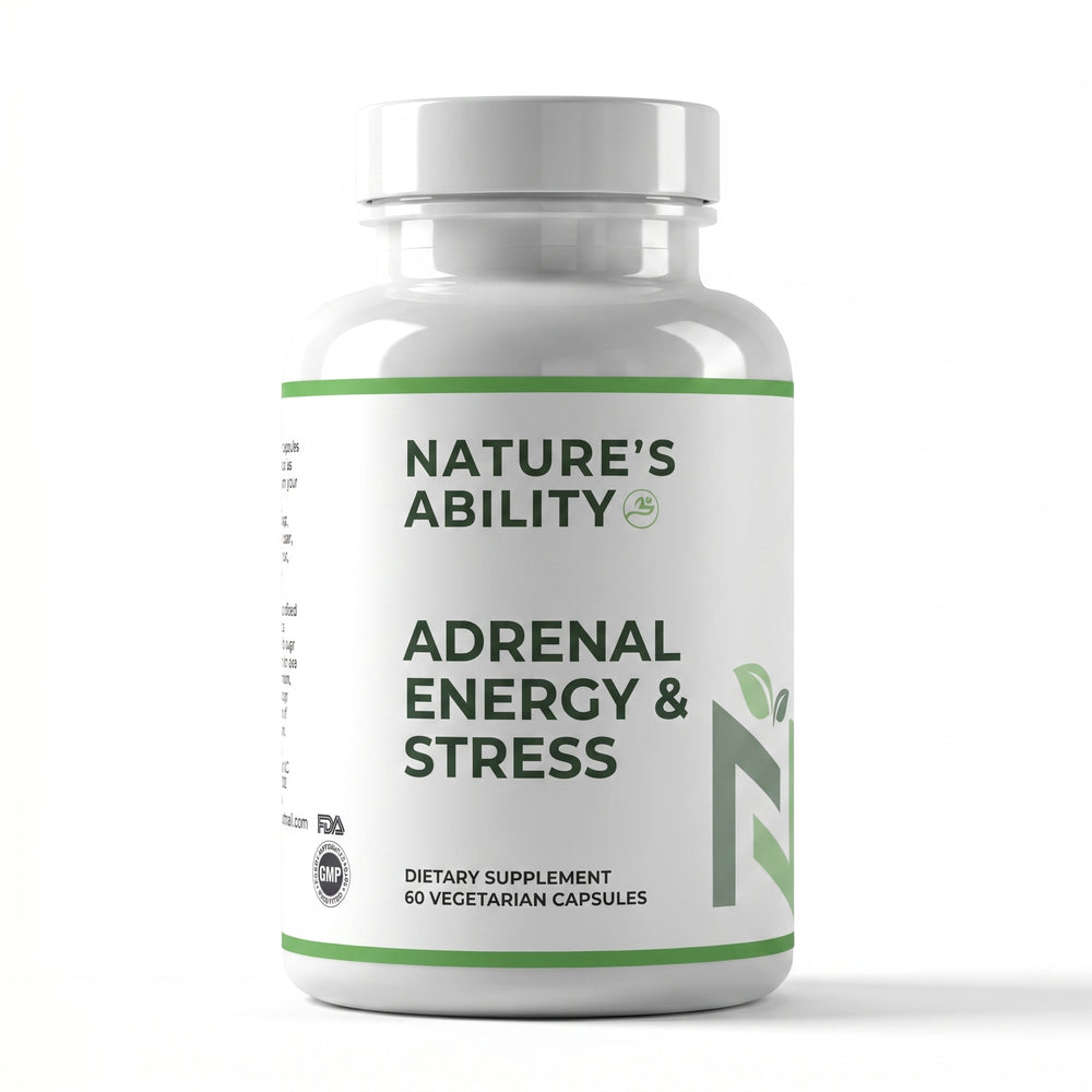 Nature's Ability Adrenal Energy | Ashwagandha & Rhodiola
