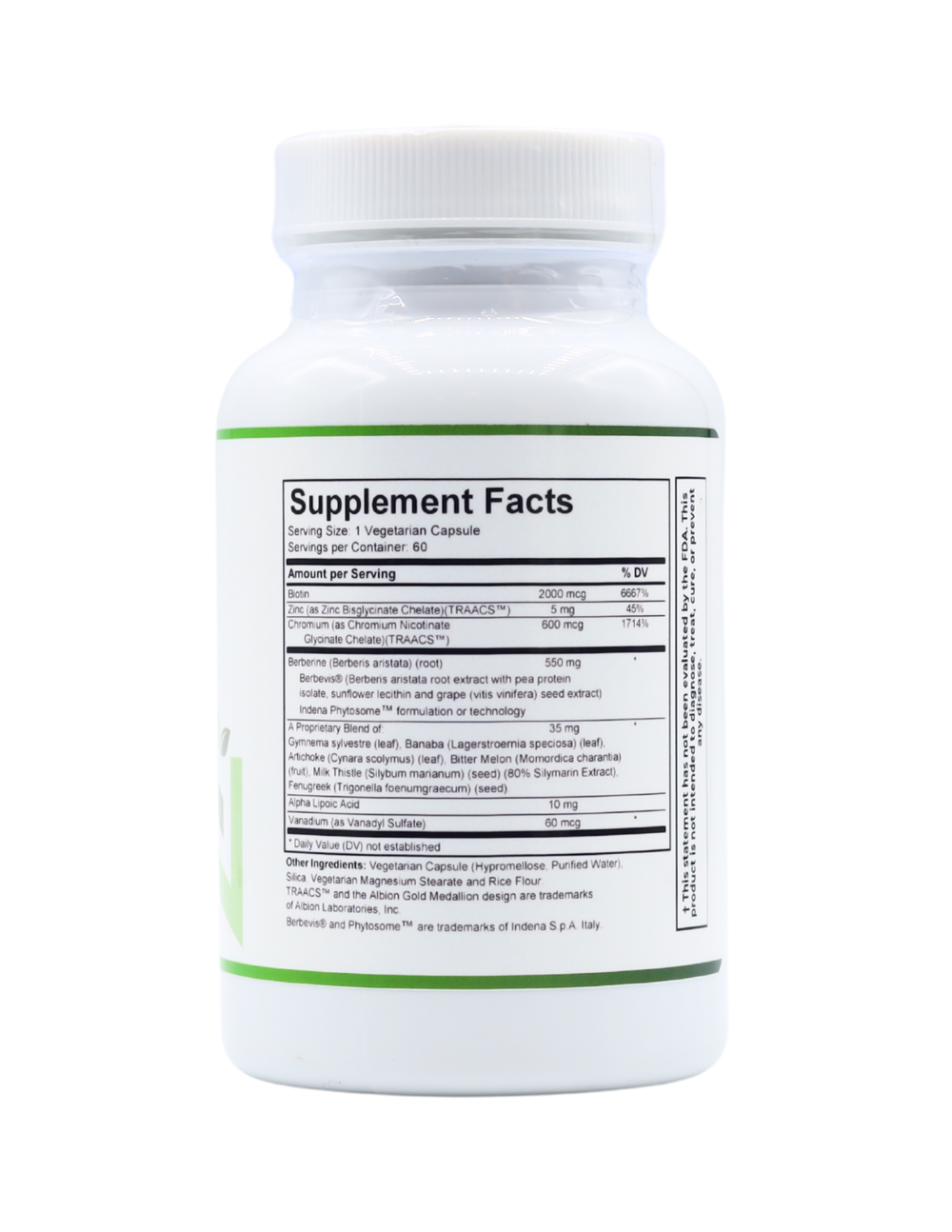 Nature's Ability Blood Sugar Support Supplement | Berbevis® & Chromium