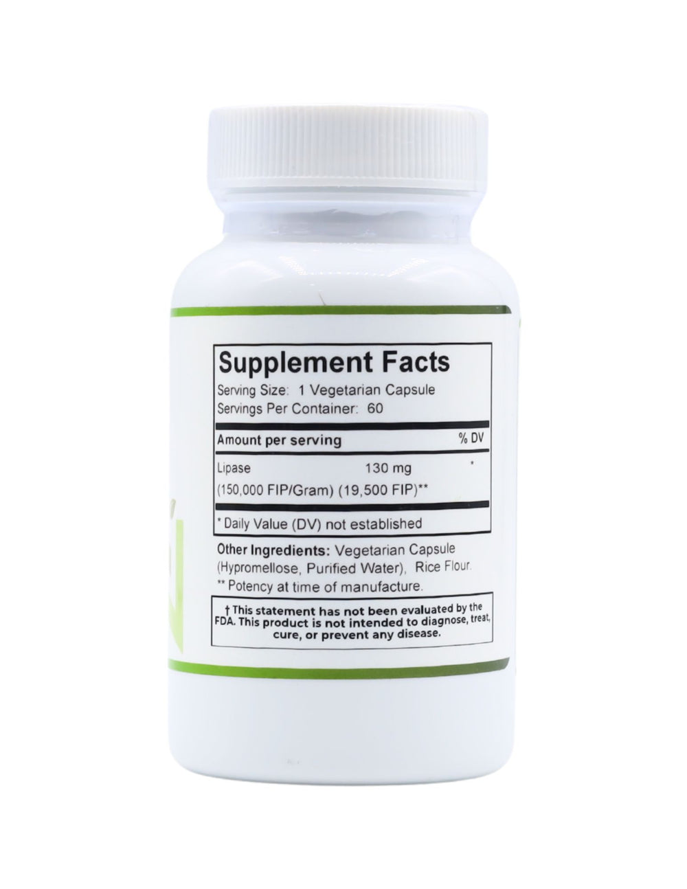 Nature's Ability Premium Lipase | Fat Digestion & Brain Support
