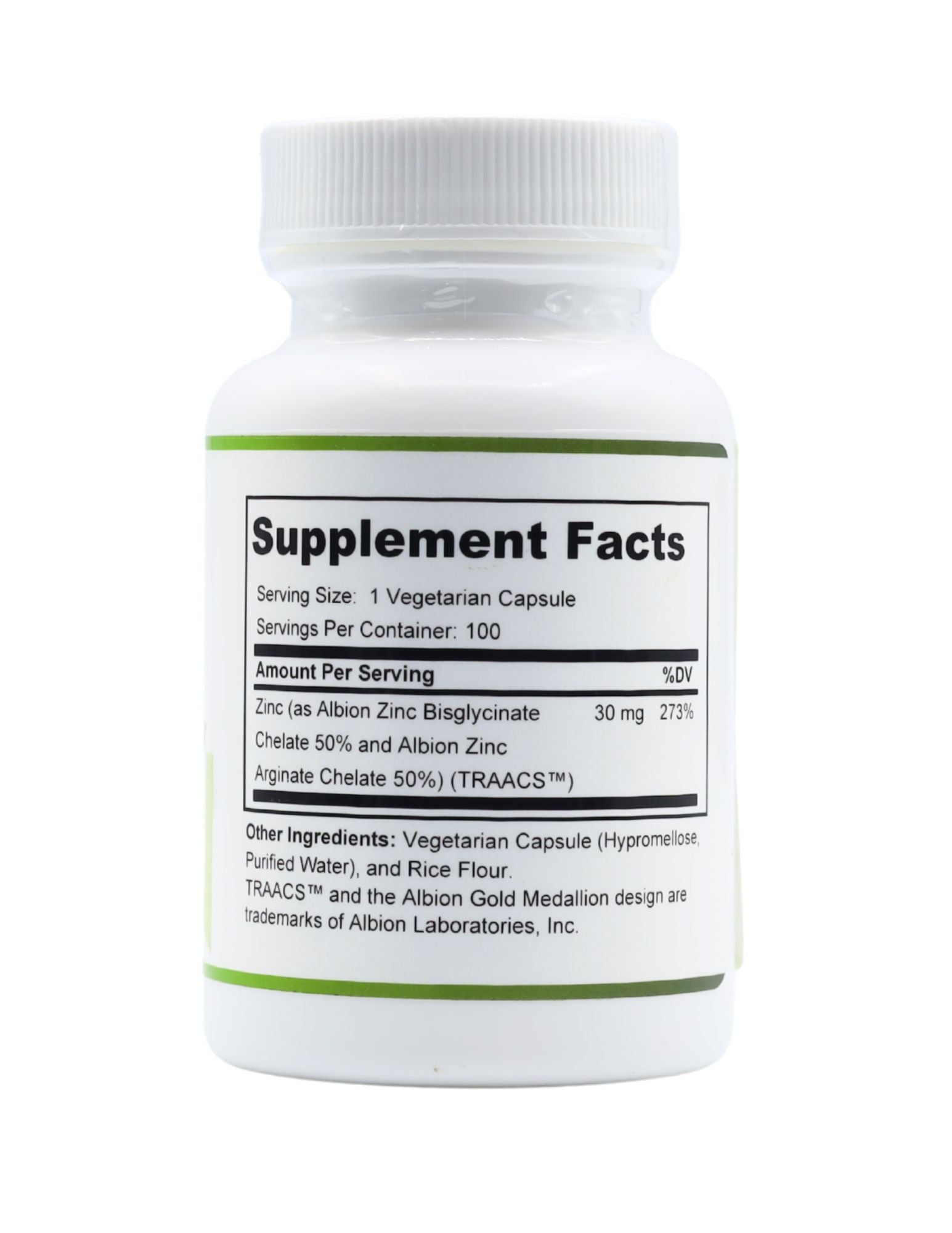 Nature's Ability Premium High Absorption Zinc Complex 30mg
