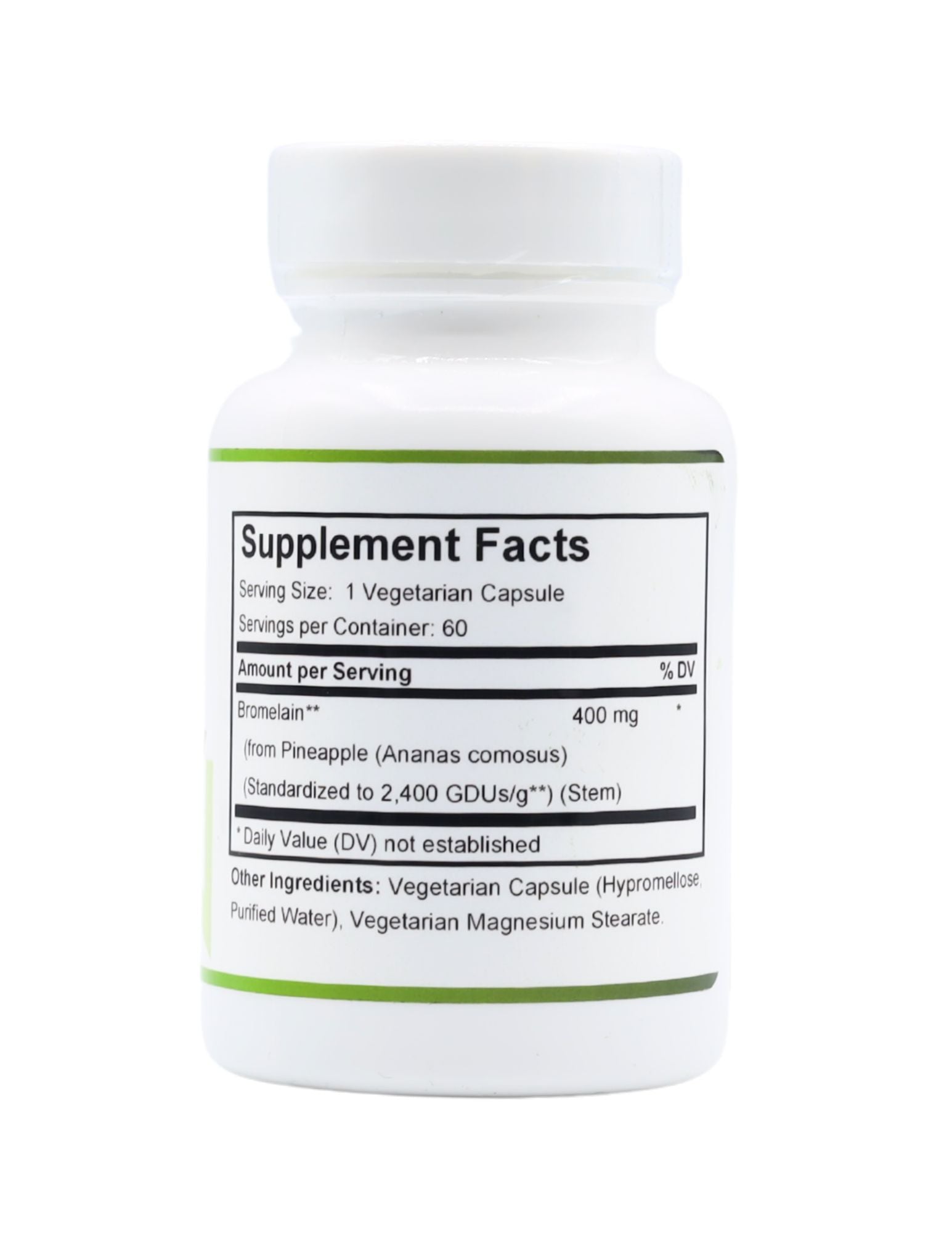 Nature's Ability High-Potency Bromelain 400mg | 2,400 GDU/g