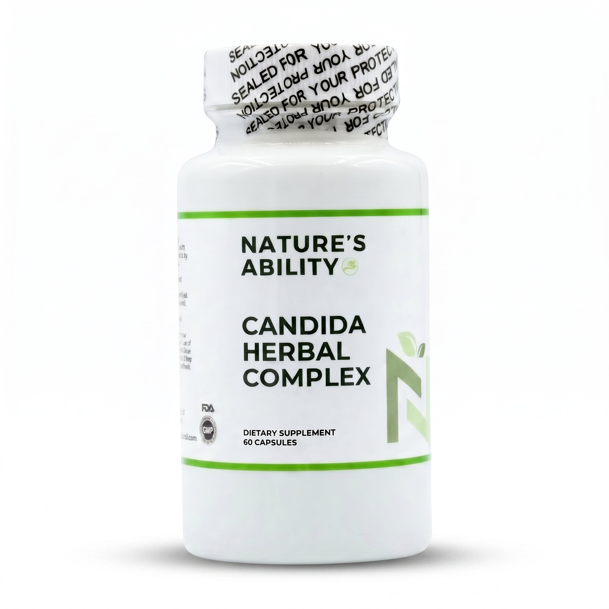 Nature's Ability Candida Herbal Complex | Oregano & Caprylic Acid