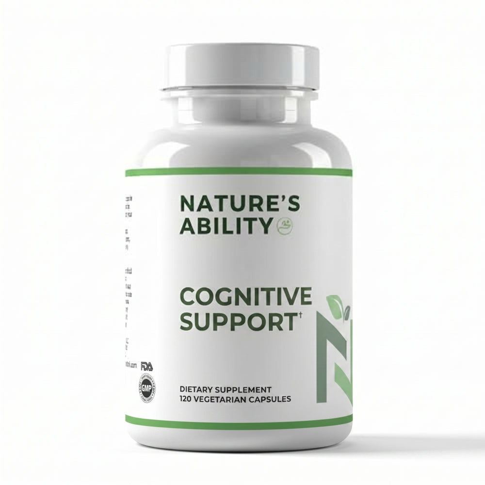 Nature's Ability Cognitive Support | Alpha-GPC, GABA & L-Theanine