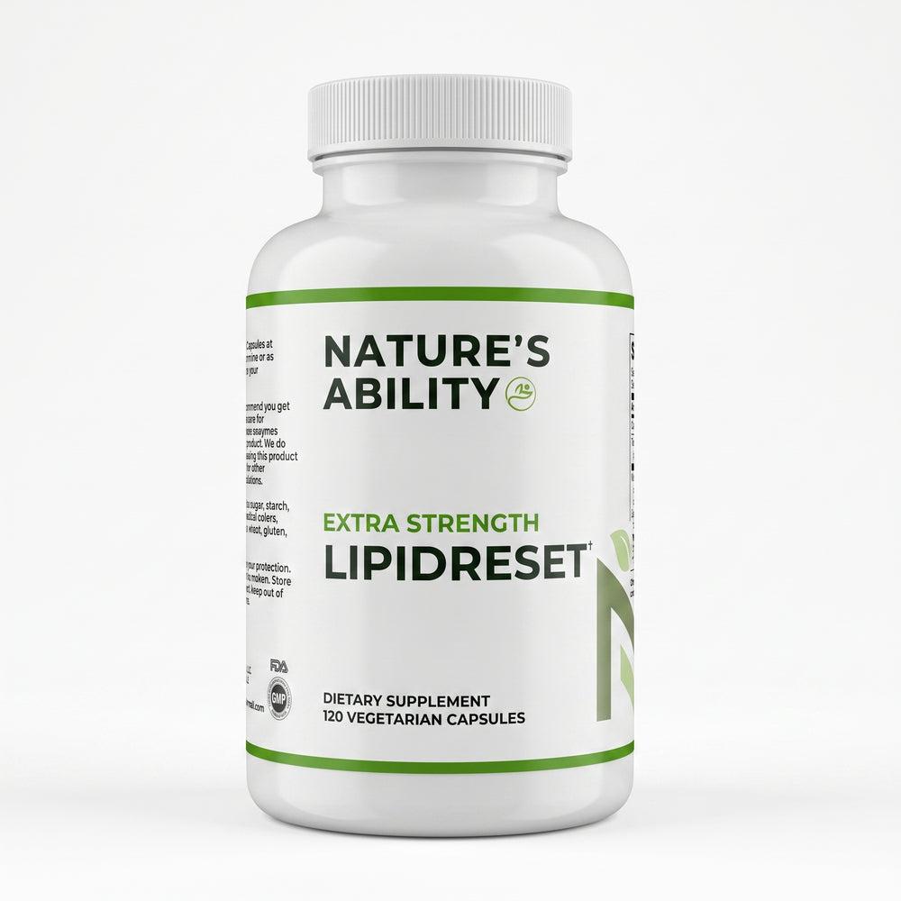 Nature's Ability Lipid Reset | Red Yeast Rice & CoQ10