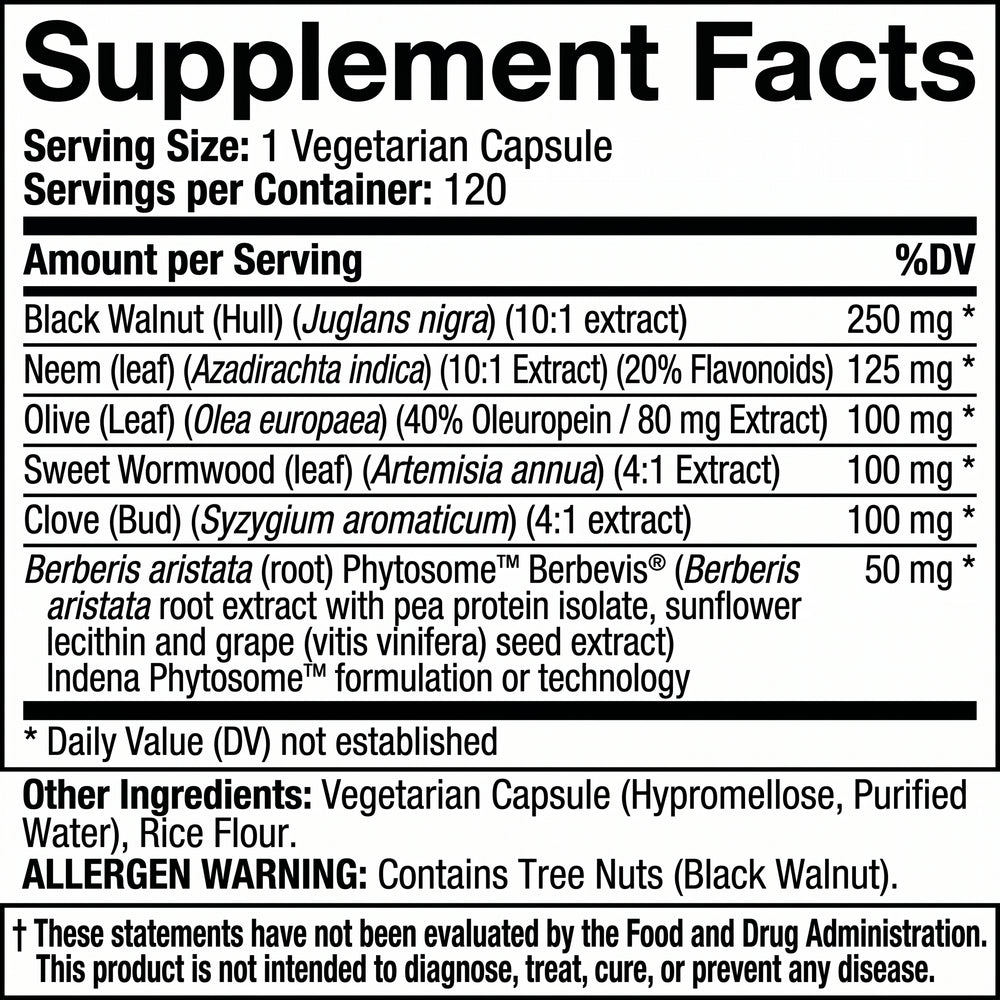 Nature's Ability Intestinal Flora Complex | Berbevis® Berberine & Neem