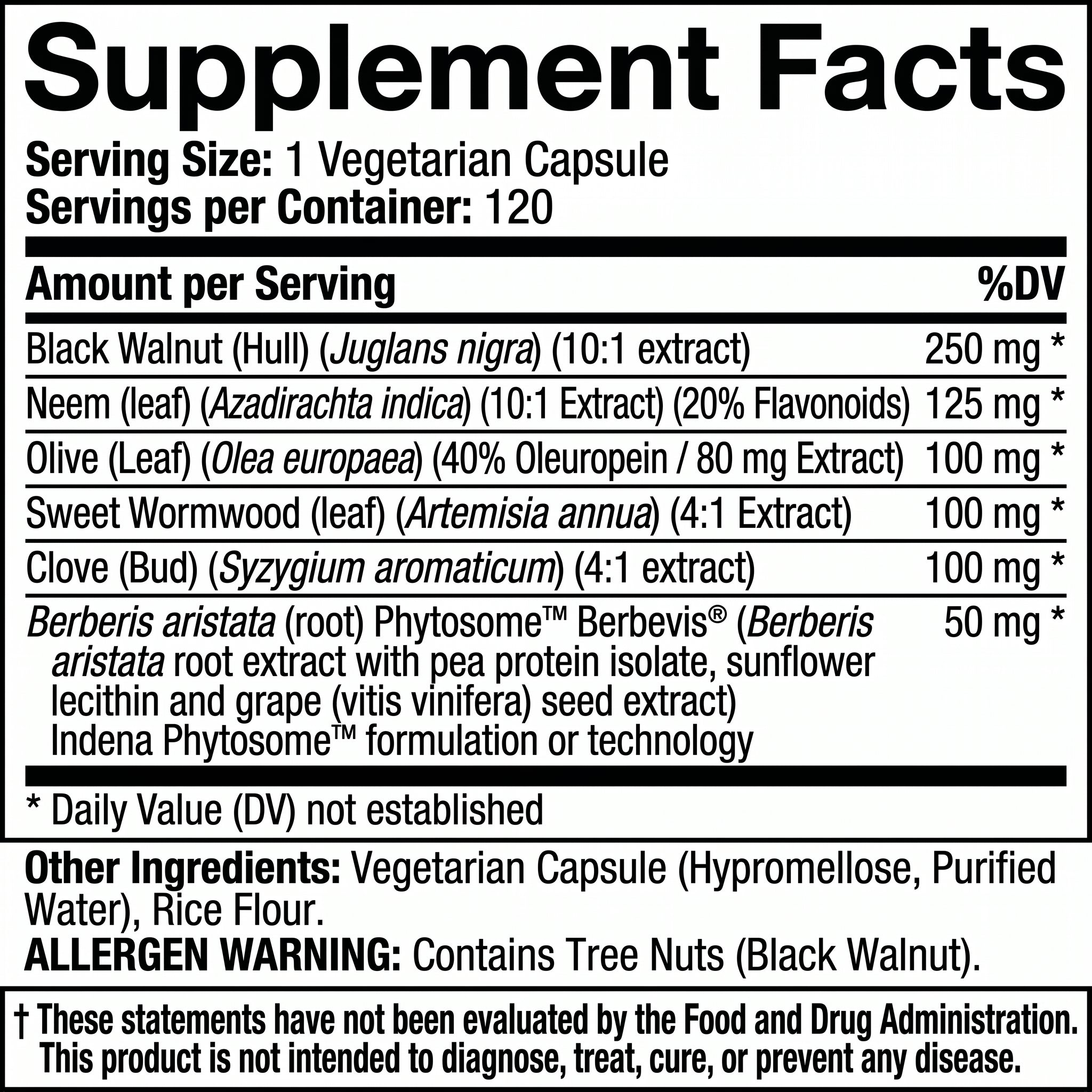 Nature's Ability Intestinal Flora Complex | Berbevis® Berberine & Neem