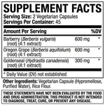 Nature's Ability Complete Berberine Complex | Barberry & Goldenseal