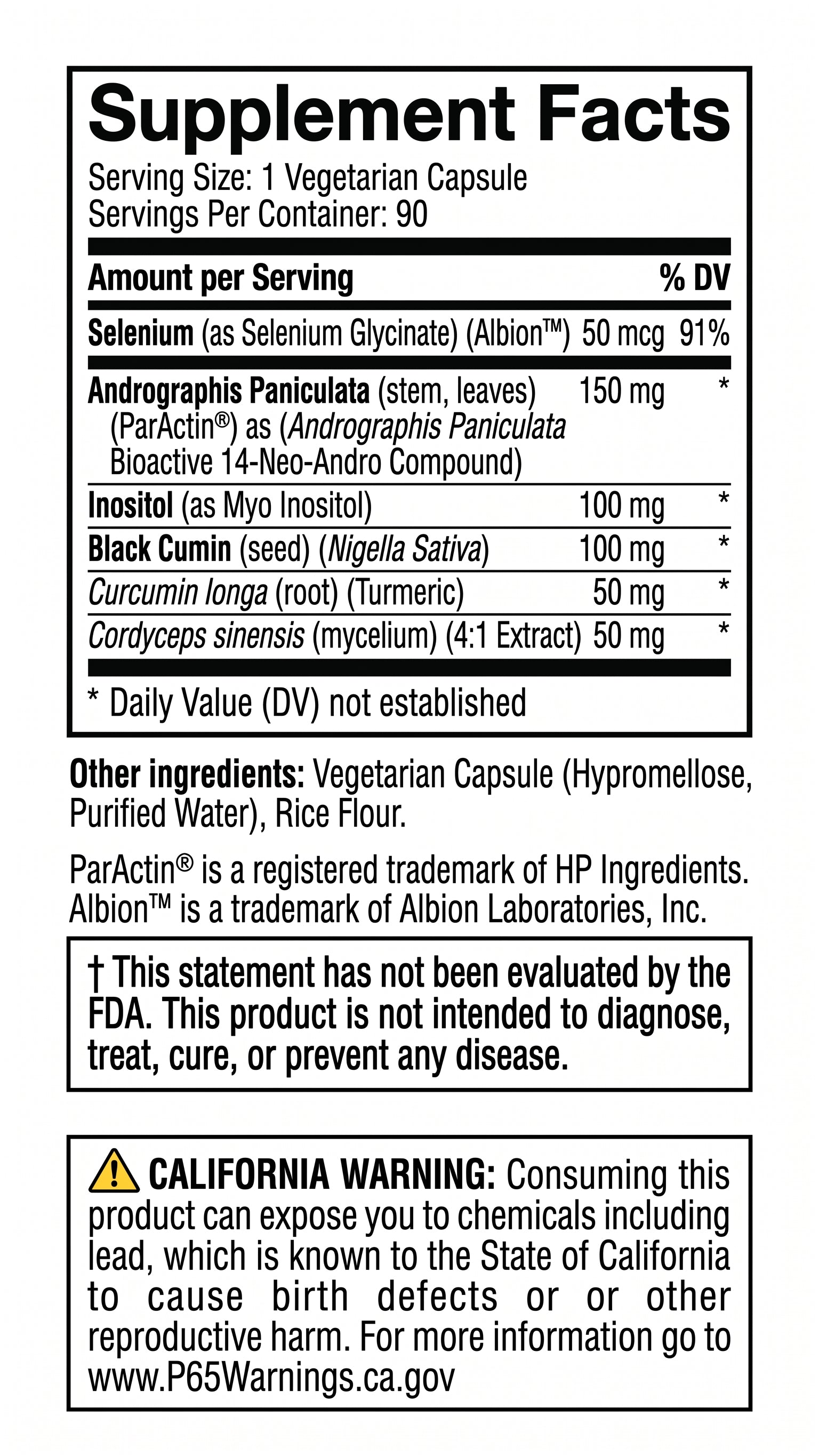 Nature's Ability Immune Support | ParActin® & Cordyceps
