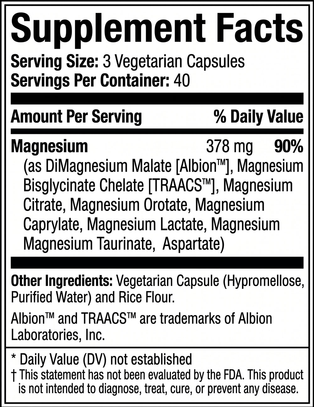 Nature's Ability Premium Multi Mag | 8-Form Mineral Blend