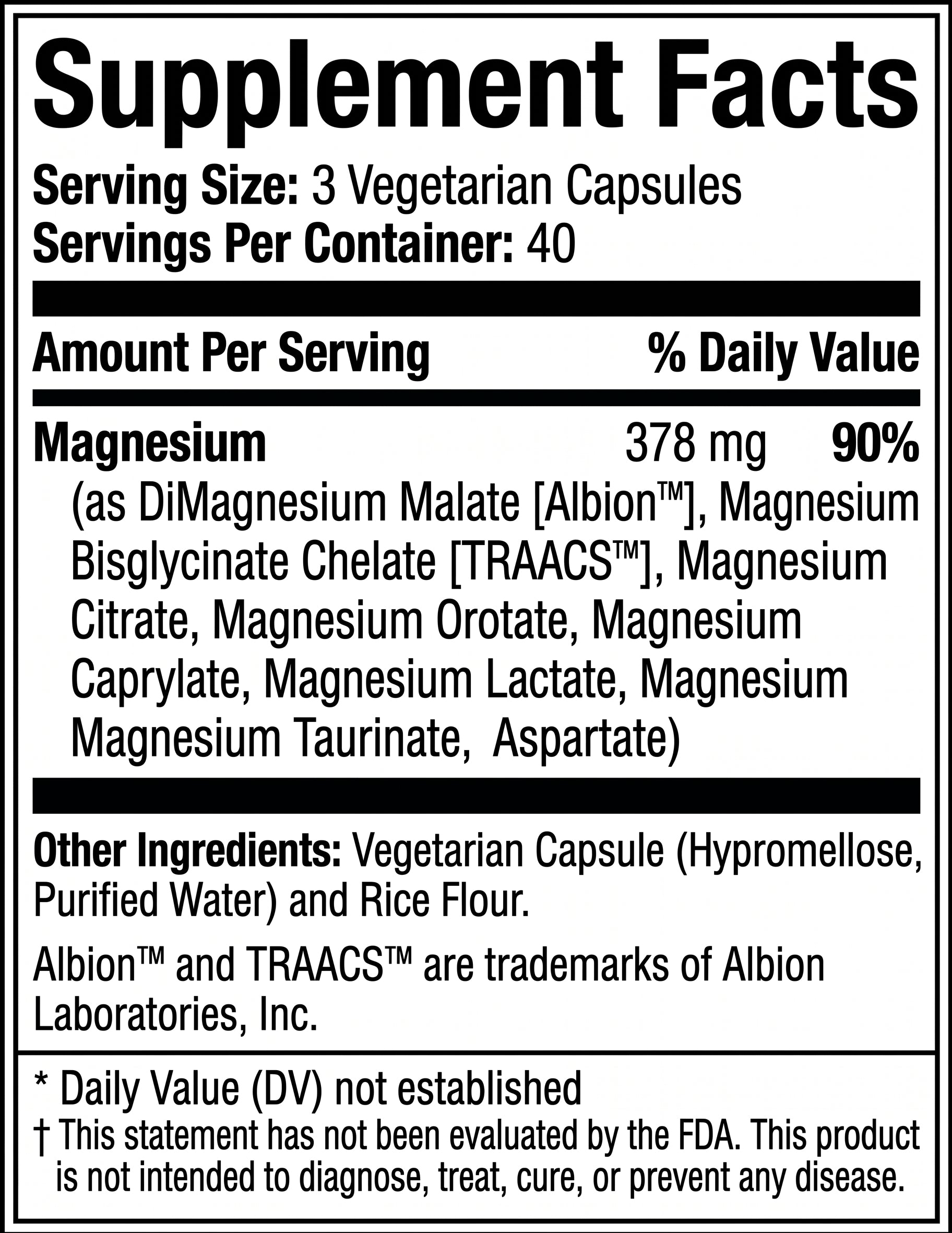 Nature's Ability Premium Multi Mag | 8-Form Mineral Blend
