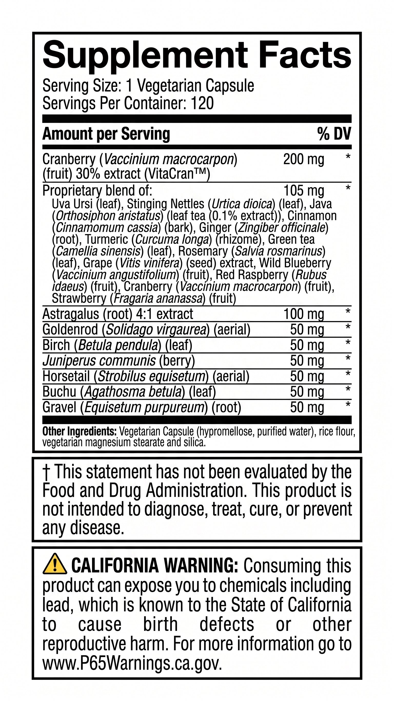 Nature's Ability Kidney Support | VitaCran™ & Nettle