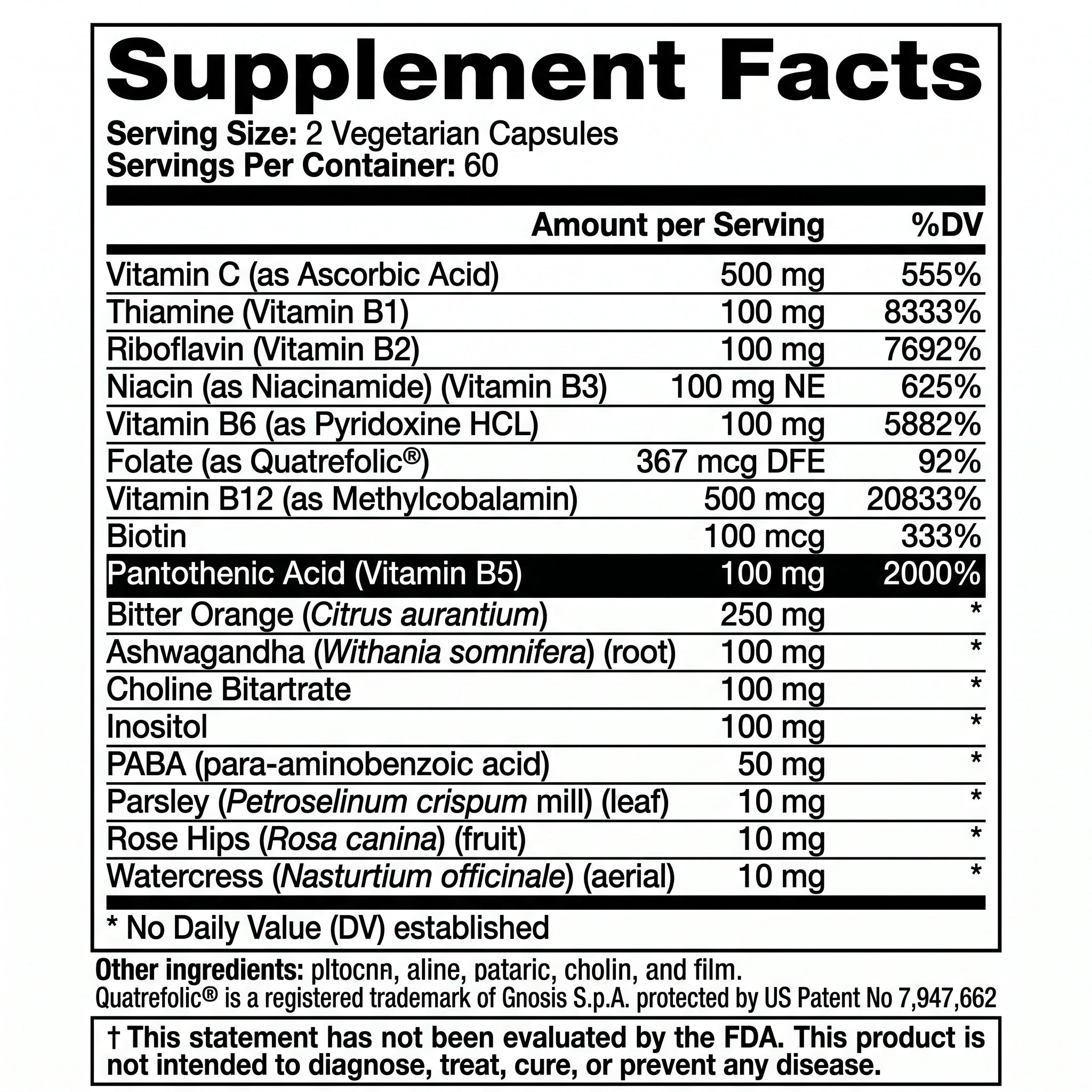 SereneForce Methyl B Complex | Quatrefolic® & Ashwagandha