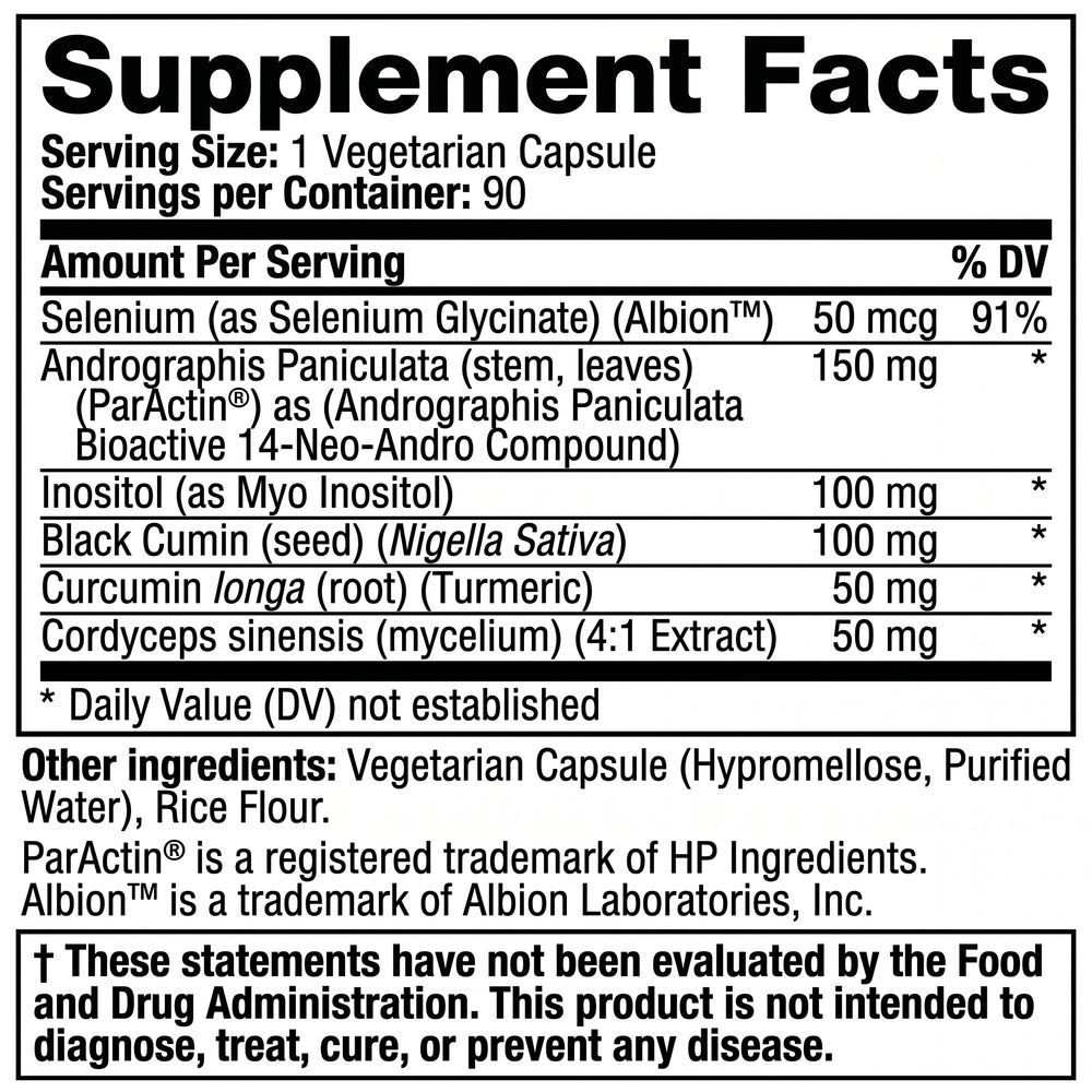 Nature's Ability Daily Immune Support Supplement | ParActin®