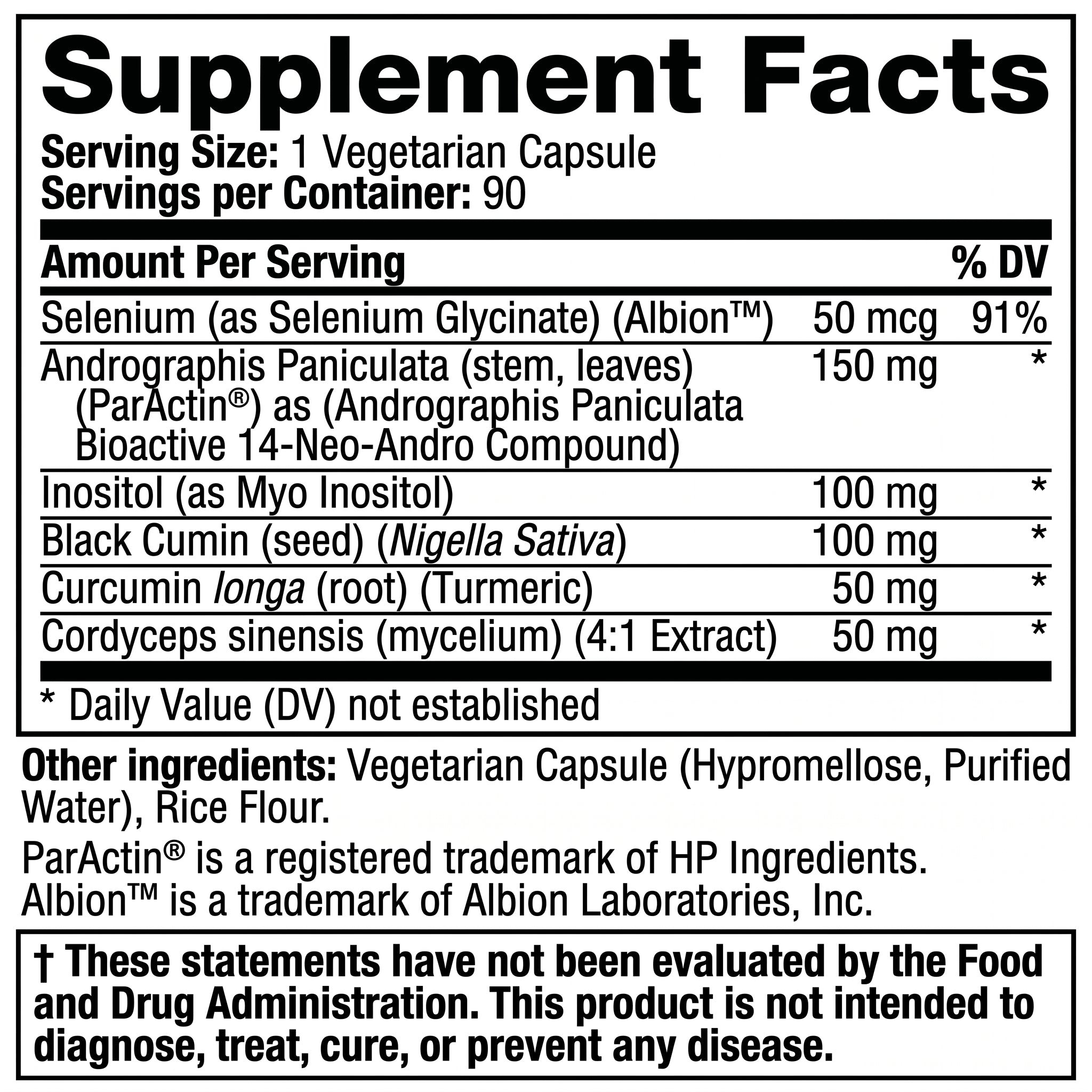 Nature's Ability Immune Support | ParActin® & Cordyceps