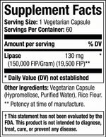 Nature's Ability Premium Lipase | Fat Digestion & Brain Support