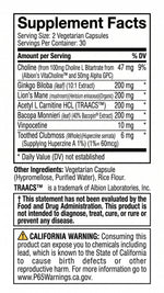 Nature's Ability Memory Support | Lion's Mane & Ginkgo