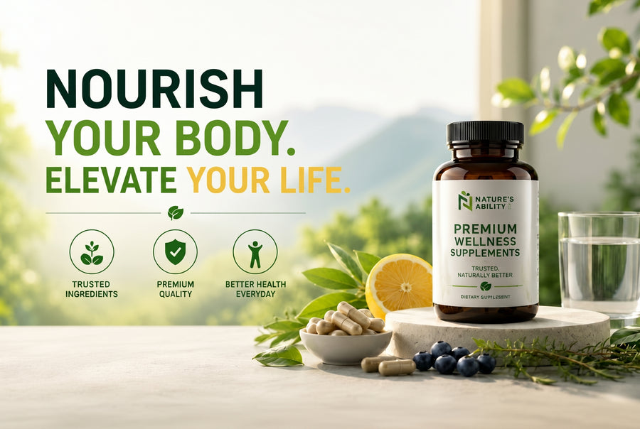 Premium natural supplement ingredients — Nature's Ability GMP certified dietary supplements