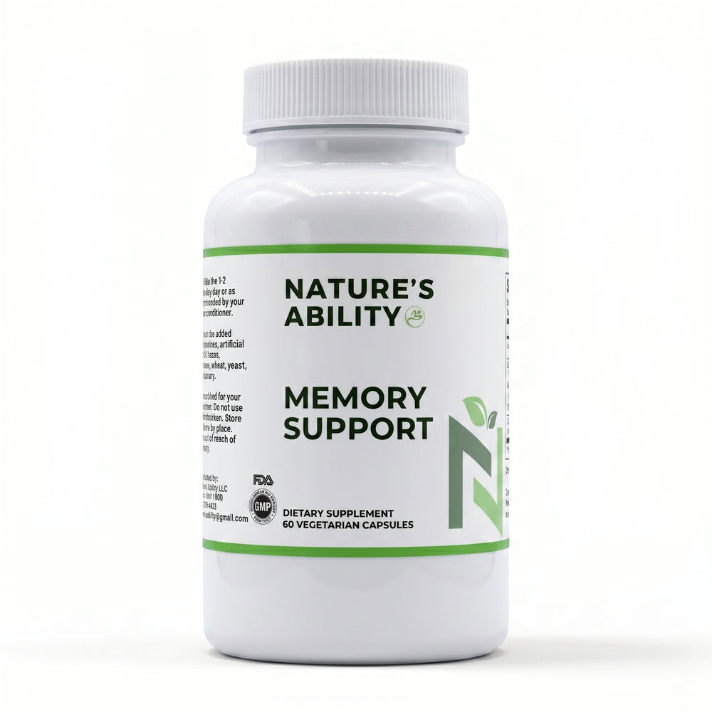 Nature's Ability Memory Support | Lion's Mane & Ginkgo