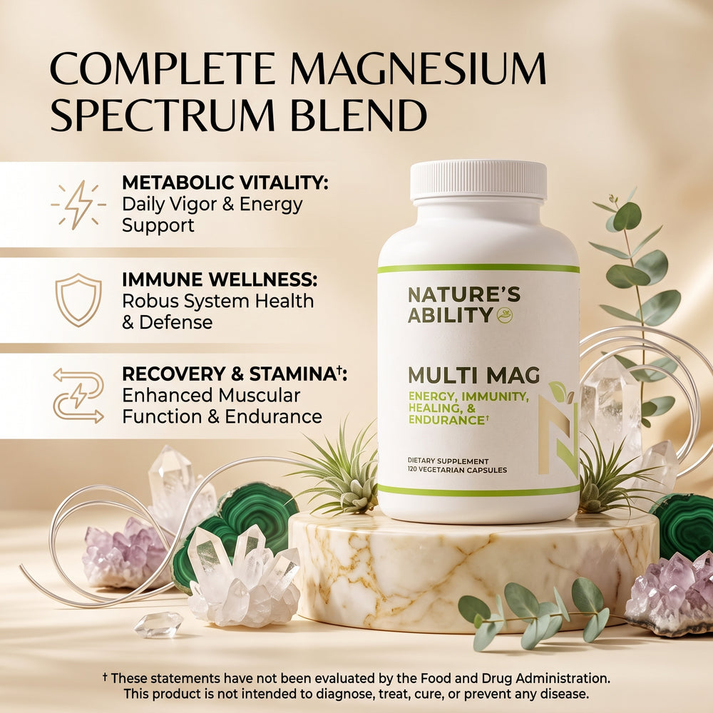 Nature's Ability Premium Multi Mag | 8-Form Mineral Blend