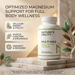 Nature's Ability Premium Multi Mag | 8-Form Mineral Blend