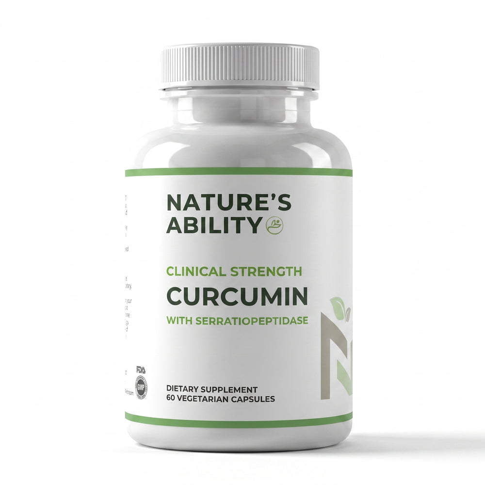 Nature's Ability Premium Curcumin with Serratiopeptidase
